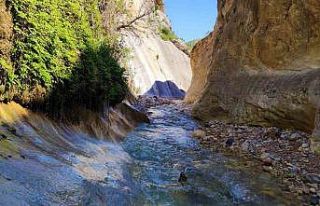 Uydudan haritaları incelerken 3 milyon yıllık kanyon...
