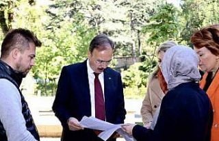 Vali Kızılkaya, Orhan Gazi Cami’nde yürütülen...