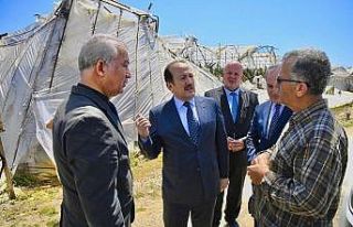 Vali Pehlivan, hortum felaketi yaşayan Anamur’da...