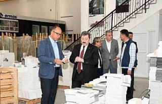 Vali Tavlı, Ermaş çalışanları ile bir araya...