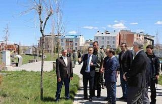 Vali Türker Öksüz belediye çalışmalarını inceledi