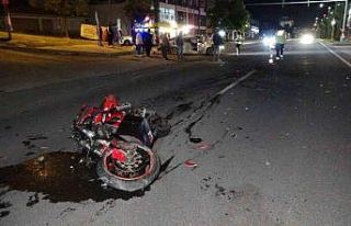 Yarım saat önce bakımını yaptırdığı motosikletiyle...