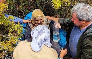 Yaşlı kadın 4 gün sonra çalıların arasında...