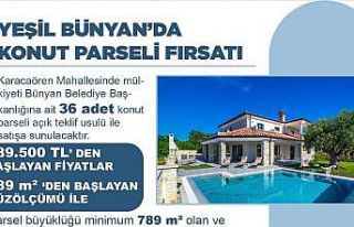 Yeşil Bünyan’da konut parseli fırsatı