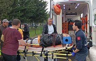 Yolun karşısına geçerken otomobilin çarptığı...