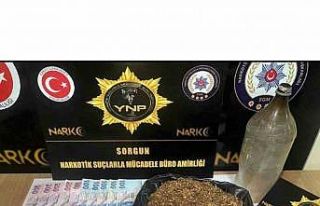 Yozgat’ta uyuşturucu ticareti yapan 5 şüpheliden...