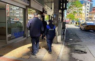 Zabıtadan kaldırım denetimi