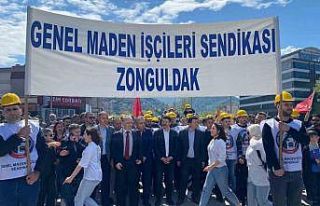 Zonguldak’ta 1 Mayıs kutlandı