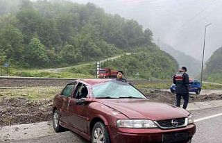 Zonguldak’ta trafik kazası; 2 yaralı
