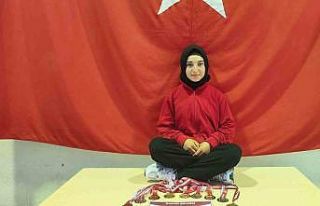 14 yaşındaki demir bileğin hedefi dünya şampiyonluğu