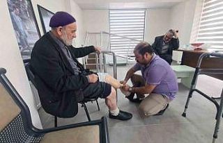 1967 yılında gazi olan adama 77 yaşında protez...