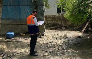 36 yapıda hasar tespiti yapıldı