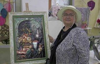 72 yaşında sanatı bırakmadı