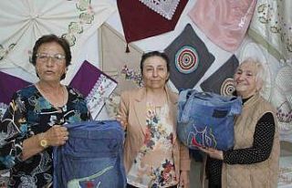 85 yaşında kursu başarıyla tamamladı, ürünlerini...