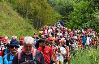 95 kilometrelik ‘Atatürk ve İstiklal Yolu Yürüyüşü’...