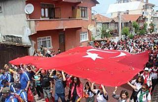 95 kilometrelik ‘Atatürk ve İstiklal Yolu Yürüyüşü’...