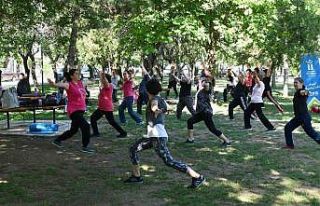 Açık havada spor keyfi başlıyor
