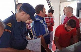 Adalar’da turist taşıyan gezi tekneleri denetlendi