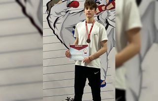 Afyonkarahisarlı sporcu Bilal Koca Türkiye 3’üncüsü...