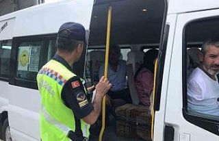 Ağrı’da Jandarmadan trafik denetimi