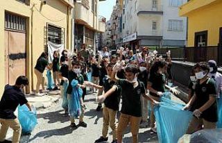 Akdeniz’de çevre temizliği bu kez çocuklarla...