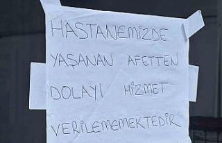 Akhisar’da devlet hastanesi sel felaketinin ardından...