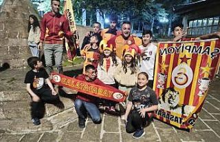 Aksaray’da Galatasaray’ın Fenerbahçe galibiyeti...