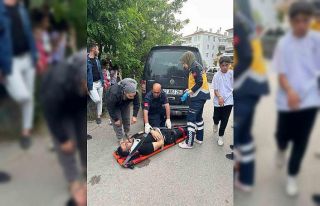 Aksaray’da otomobil bisiklete çarptı: 1 yaralı