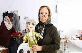 Alanyalı kadınların el emeği göz nuru eserleri...