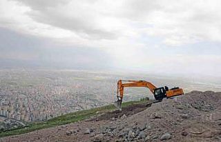 Ali Dağı kalkış pisti yenileniyor