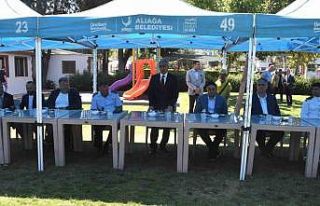 Aliağa bayramlaştı