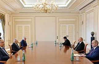 Aliyev, Binali Yıldırım’ı kabul etti