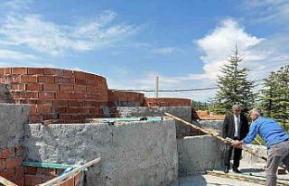 Altıntaş’ta Şelale Park yapım çalışmalarına...