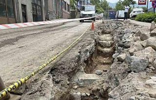 Amasra’daki doğal gaz kazılarında tarihi yapılara...