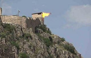 Amasya’da Cumhurbaşkanı Erdoğan için kaleden...