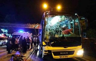 Amasya’da yolcu otobüsü tıra çarptı: 5 yaralı