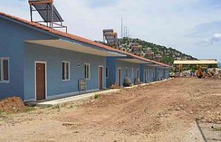 Antalya’da yapılan spor köyü açılışa hazır