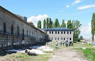Ardahan’da Millet Bahçesi İnşaat Çalışmaları...