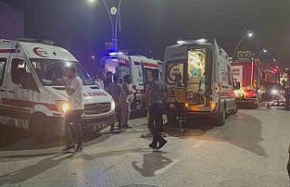 Arnavutköy’de 5 katlı binanın çatı katında...