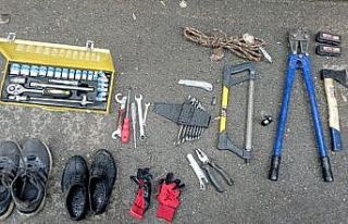 Aşkale’de kablo hırsızları yakalandı