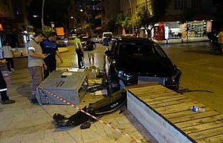 ATV ile otomobil çarpıştı, mahalle karanlığa...