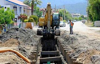 Aydın Büyükşehir Belediyesi altyapı çalışmalarında...
