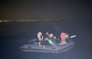 Aydın’da 10 düzensiz göçmen kurtarıldı