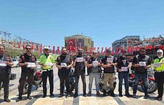 Aydın’da trafik ekiplerinden sürücülere ’korna...