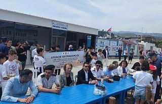 Ayvacık’ta deniz dibi temizliği