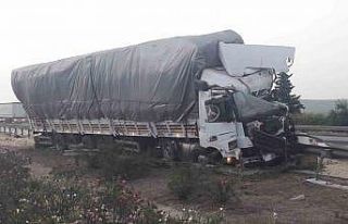 Baba ve oğlu trafik kazasında yaralandı