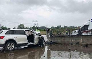 Babalar Günü’nde kızını sınava götürürken...