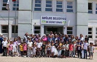 Bağlarlı çocuklar bayram öncesi sevindirildi