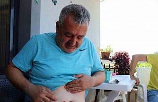 Bahçede bayram kahvaltısı yaparken dehşeti yaşadılar