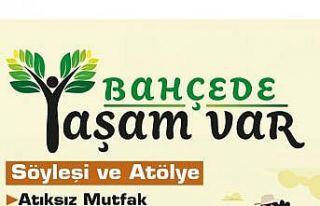 Bahçede yaşam var